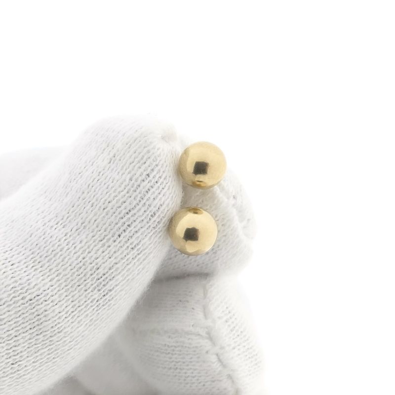 Image 10 of Gold stud earrings | Ball