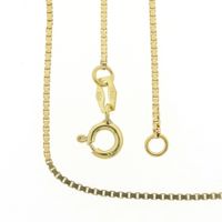 Golden Venetian link chain | 71 cm