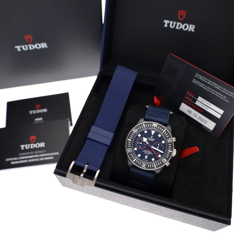 Image 16 of Tudor Pelagos FXD Chronograph 'Alinghi' 25807KN; Men's Chronograph Watch