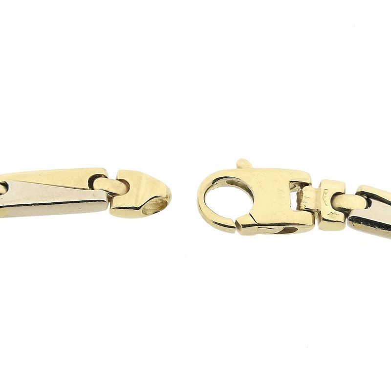Image 5 of Two-tone gold fantasy link bracelet
