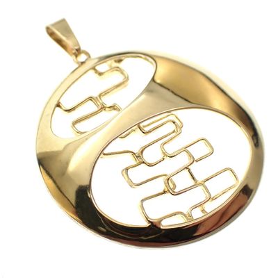 Image 2 of Large gold fantasy pendant