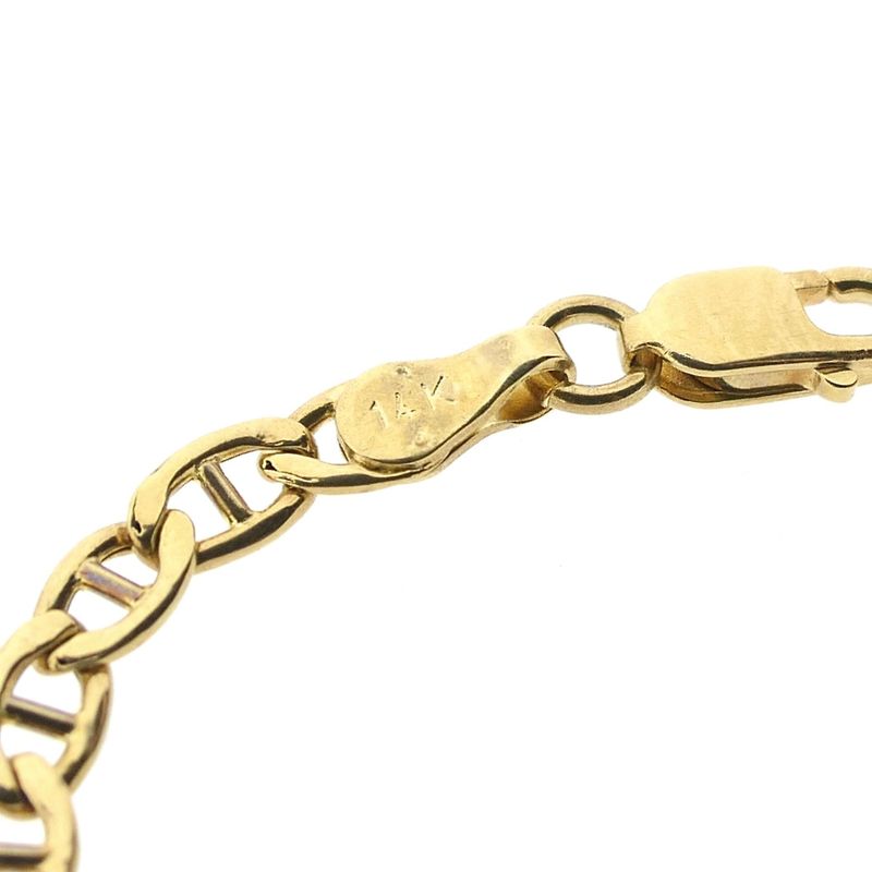 Image 4 of Two-tone gold navy link chain