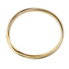 Image 7 of Gold Cartier Trinity bracelet; Size M