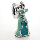 Image 2 of Pandora charm; Silver; Disney, Jasmine's Dress