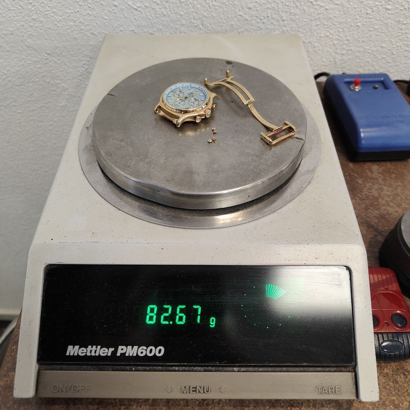 Image 17 of Ebel 1911 El Primero Chronograph; 18k gold watch with mother-of-pearl dial and diamonds