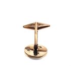 Image 4 of Vintage gold cufflinks with hematite