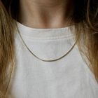 Image 7 of Gold gourmet link chain | 50.5 cm