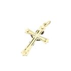 Image 6 of Gold pendant of a cross with corpus | INRI