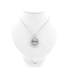 Image 8 of White gold pendant with diamonds