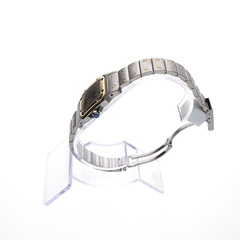 Image 10 of Cartier Santos Ladies ref. 1567; 18k gold/steel women's watch