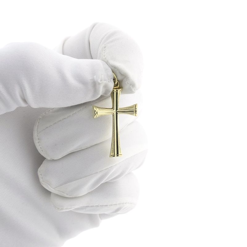 Image 11 of Gold pendant of a cross