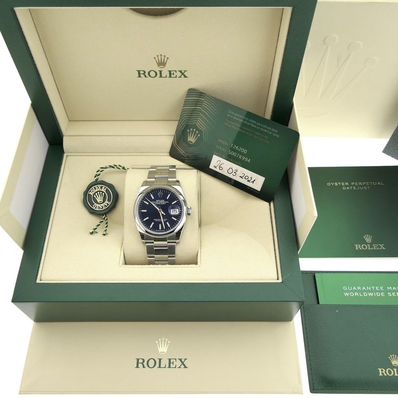 Image 8 of Rolex Datejust 36mm 126200; Automatic watch