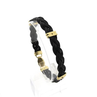 18K Gold Bracelet with Elephant Hair | 22 cm Image 1 of 18K Gold Bracelet with Elephant Hair | 22 cm