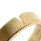 Image 3 of Gold matte ring; Niessing