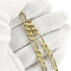 Image 5 of Gold Figaro link men's bracelet