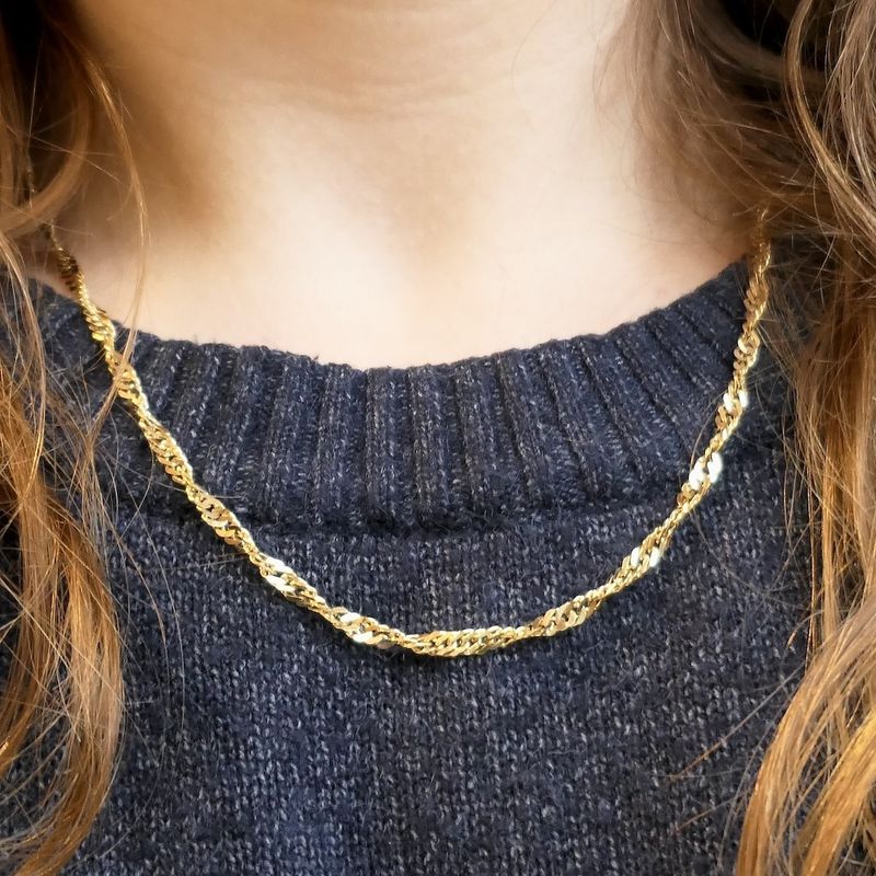 Image 7 of Midas gold Singapore link chain.