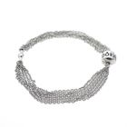 Image 3 of Pandora bracelet; Silver; Multi-Chain | 19 cm