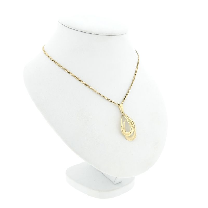 Image 4 of Golden abstract pendant