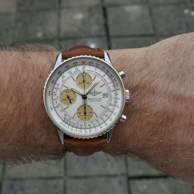 Image 12 of Breitling 'Old' Navitimer B13019; Vintage chronograph men's watch