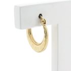 Image 4 of Vintage gold embellished hoop earrings | Ø 16.0 mm