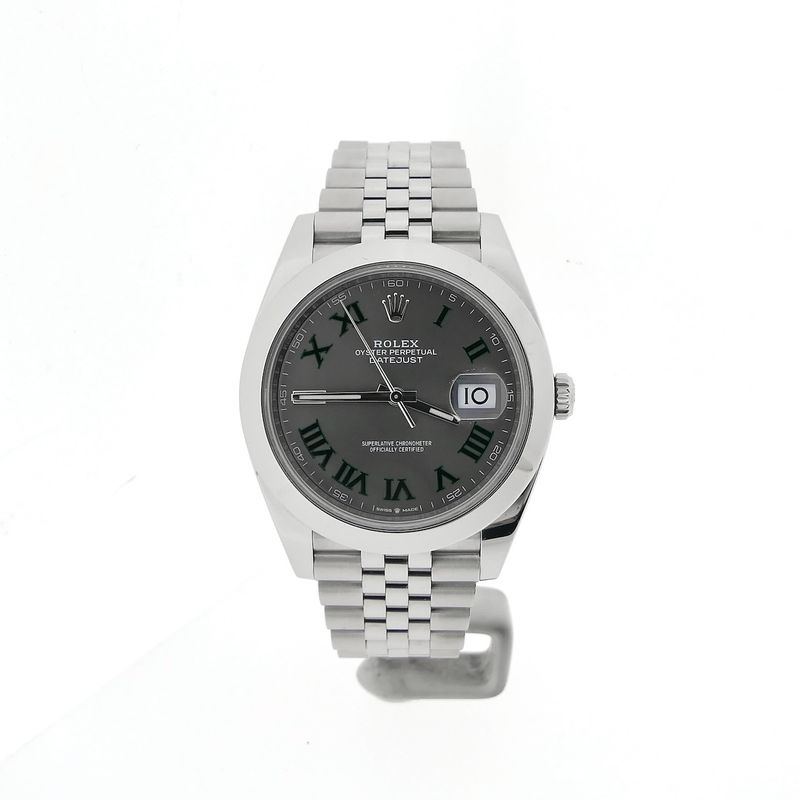 Image 19 of Rolex Datejust 41mm 'Wimbledon' 126300; Automatic men's watch
