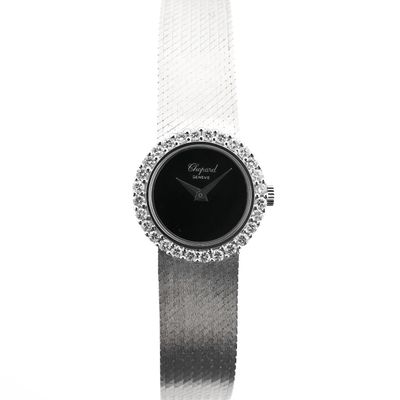 Image 1 of Chopard Geneva Cocktail Watch 2795/1; Vintage 18k white gold women's watch with diamonds