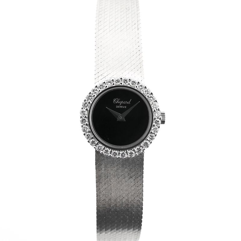 Image 1 of Chopard Geneva Cocktail Watch 2795/1; Vintage 18k white gold women's watch with diamonds