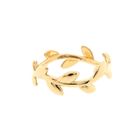 Image 5 of 18-karat gold ring with leaves | Tiffany & Co.