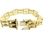 Image 7 of Golden Bismarck link bracelet.
