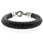 Image 3 of Silver leather Buddha to Buddha bracelet | 20 cm