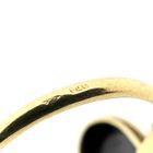 Image 6 of Vintage gold ring with hematite