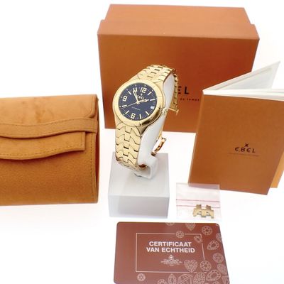 Image 2 of Ebel E-type automatic; Automatic 18k gold watch