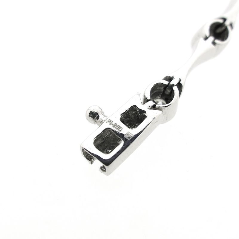 Image 5 of Platinum bracelet with diamond; 0.72 ct. | 19 cm