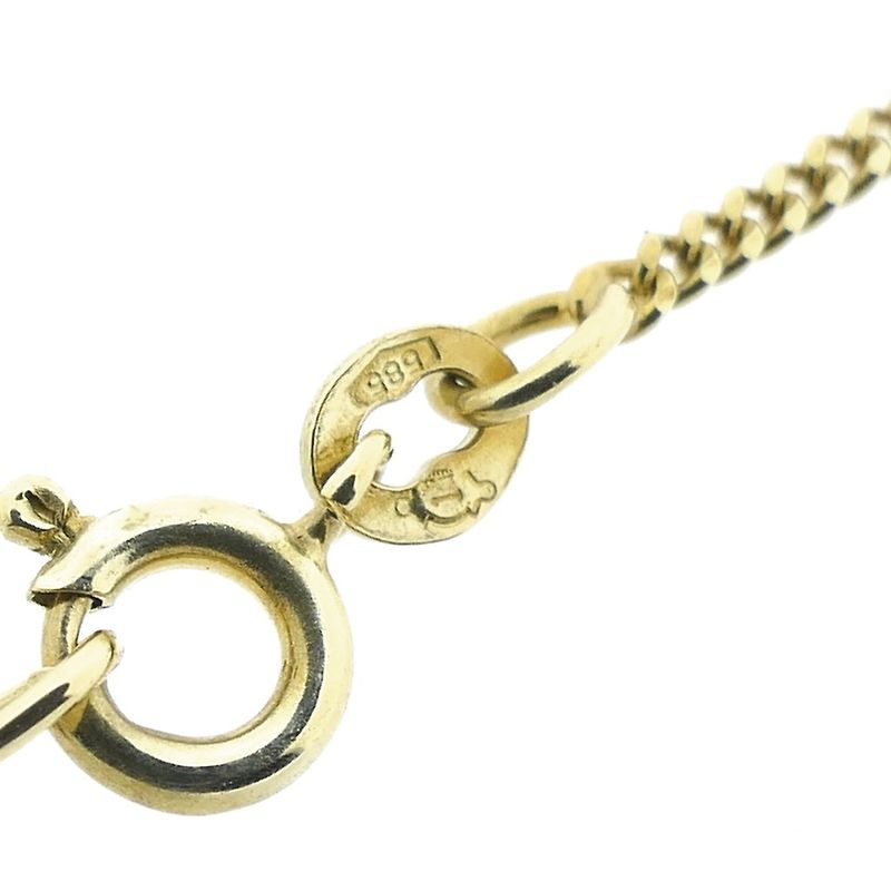 Image 5 of Gold gourmet link chain | 56 cm