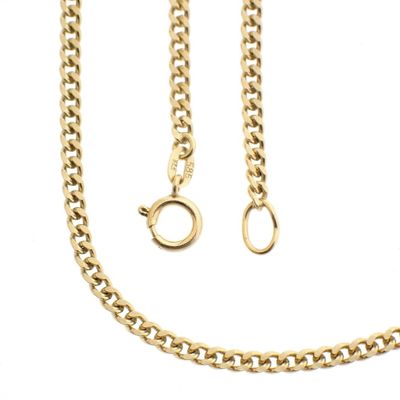 Gold gourmet link chain | 69.5 cm Image 1 of Gold gourmet link chain | 69.5 cm