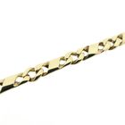 Image 7 of Gold fantasy/gourmet link necklace; Men | 52 cm