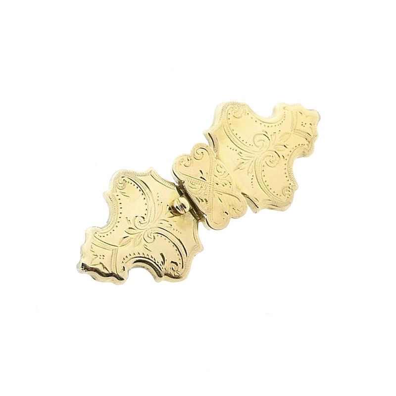 Image 4 of Antique gold brooch as Bible lock