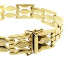 Image 6 of Golden Bismarck link bracelet.