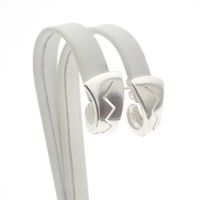 Silver fantasy stud earrings