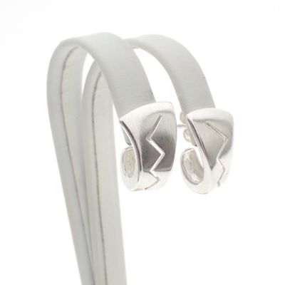 Image 1 of Silver fantasy stud earrings