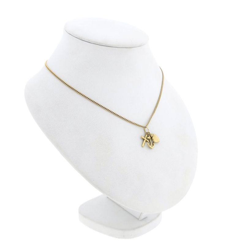 Image 4 of Gold Pendant; Faith, Hope, Love.