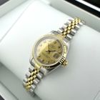 Image 11 of Rolex Lady-Datejust 26mm 69173; 18k. Vintage 18k. gold/steel women's watch