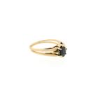 Image 11 of Gold reversible ring set with sapphire and diamond | 0.38 ct.