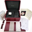 Image 4 of Cartier Santos 100 XL Chronograph 'Factory-Set' Diamonds 2891; 18k white gold watch with diamonds