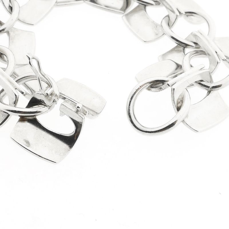 Image 4 of Silver robust bracelet; ALTON | 22 cm
