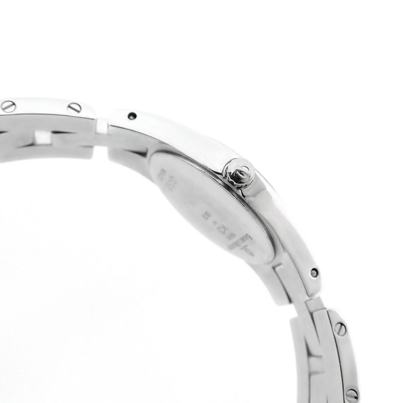 Image 9 of Baume Mercier Linea; 18k gold women's watch with diamonds and mother-of-pearl dial