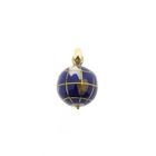 Image 1 of Gold Cable Car Pendant; San Francisco