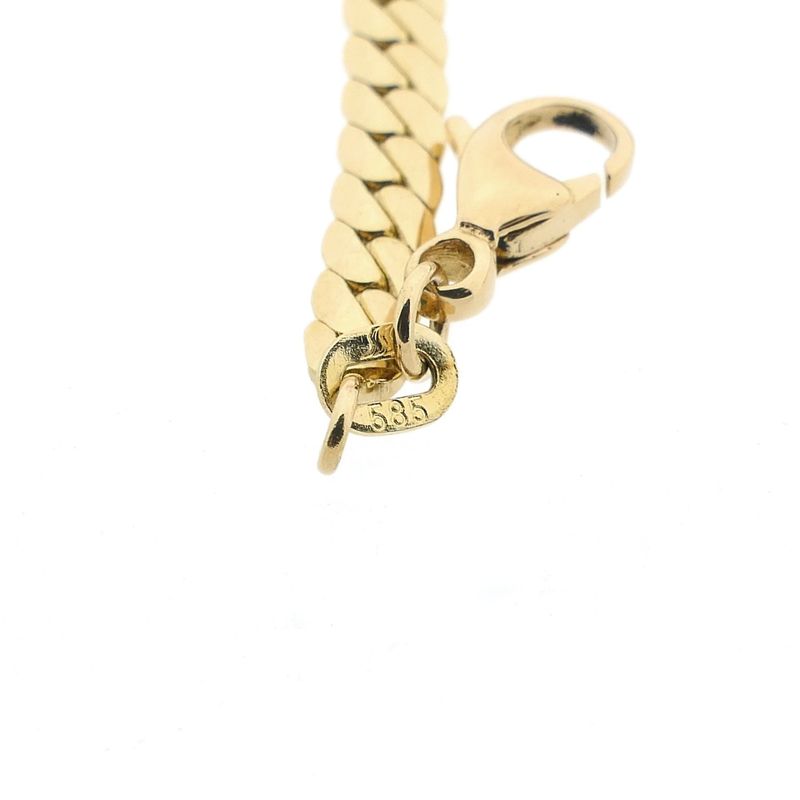 Image 5 of Golden Flat Gourmet Link Bracelet