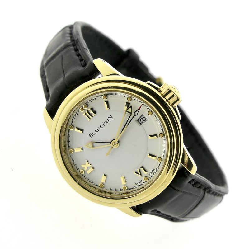Image 5 of Blancpain Leman Ladies; 18k gold ladies watch