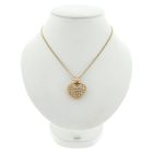 Image 3 of Gold heart pendant with zirconia